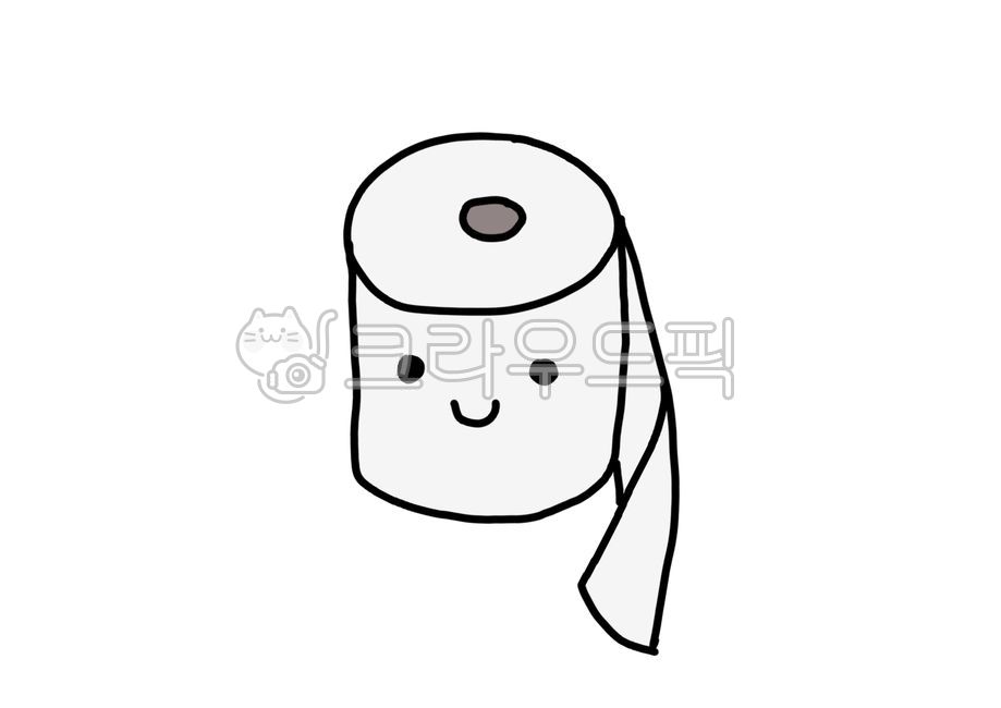Roll of toilet paper,Toilet paper illustration,hand drawing,painting,daily necessities,cute tissue paper,daily necessity,Toilet paper roll