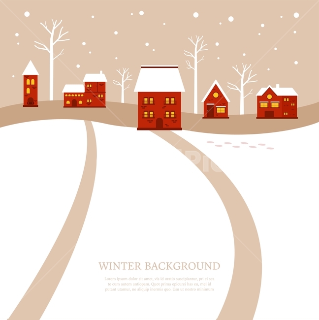 집,건물,나무,눈,겨울,겨울,계절,winter,season,그래픽,일러스트레이션,graphic,illustration