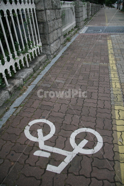 보도,path,통로,자전거,풍경,walkway,flagstone