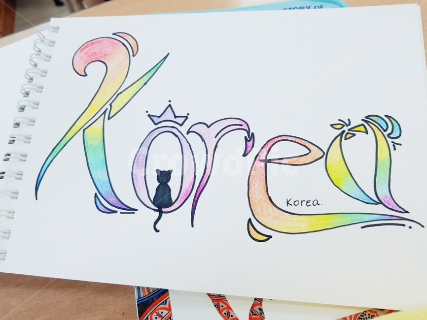 한국,korea,사계절,손그림,디자인