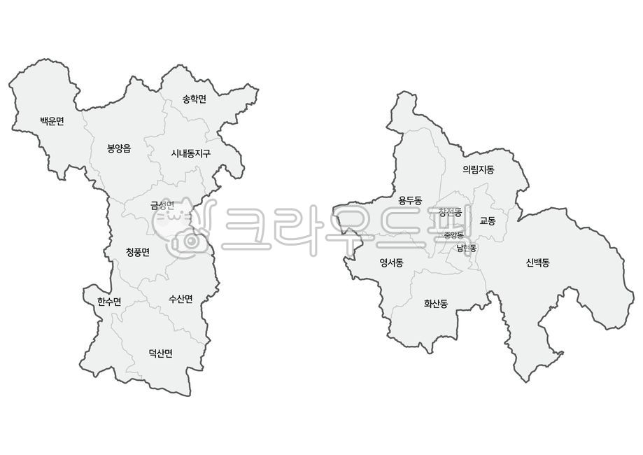 Jecheonsi,Chungcheongbukdo,Jecheon City Administrative District,map,Jecheon City Administrative Map,Jecheon city,Jecheon,map of korea
