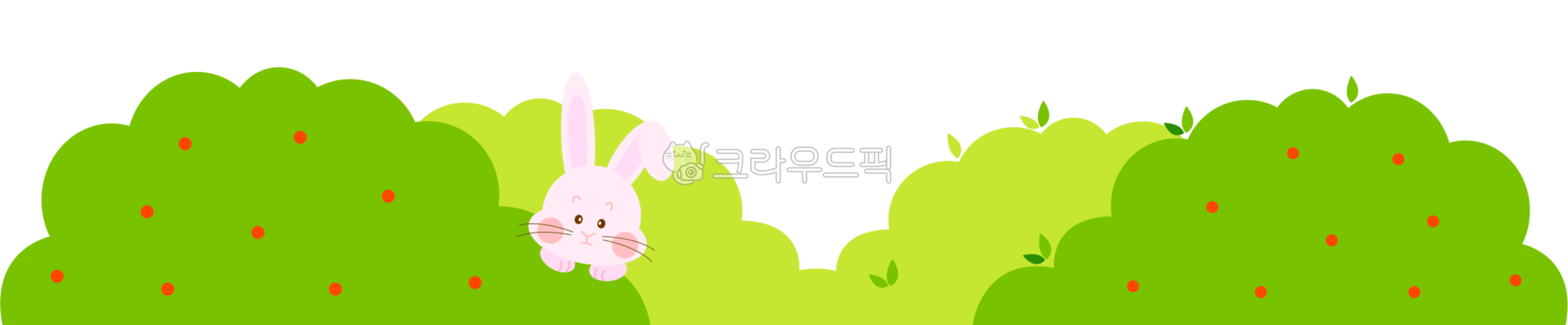 자연,백그라운드,나무,언덕,잔디,토끼,풀숲,열매,잎,잎사귀,이파리