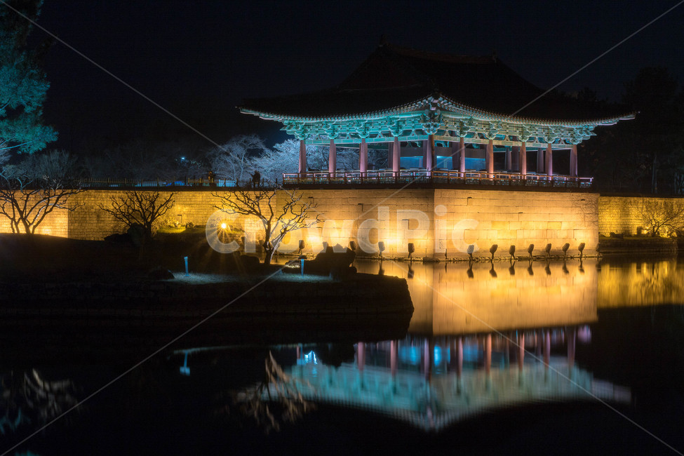 경주,안압지,야경,풍경,동궁과월지,건물,건축,신라,반영,야경,밤,풍경,nightscape,night,landscape,랜드마크,landmark,tourist attraction,한국랜드마크,한국관광지,한국명소,korea landmark,korea tourist attraction