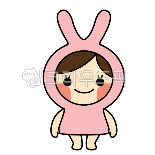 Beloved,rabbit,girl illustration,rabbit suit,rabbit illustration,rabbit character,girl,cute,girl character