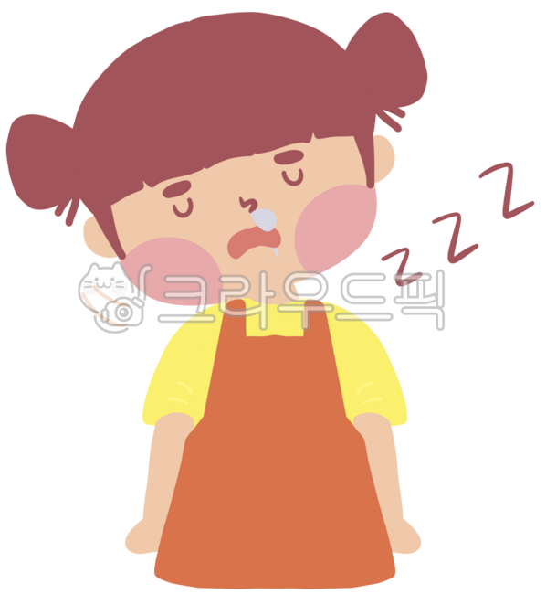잠, 졸림, 잠오는, 졸린, 졸다, 사진,이미지,일러스트,캘리그라피 - hello 안녕작가