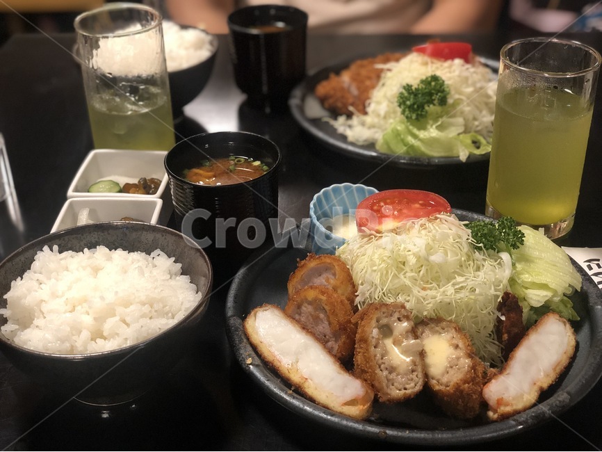 정식,요리,food,돈가스,밥,쌀밥,마실것