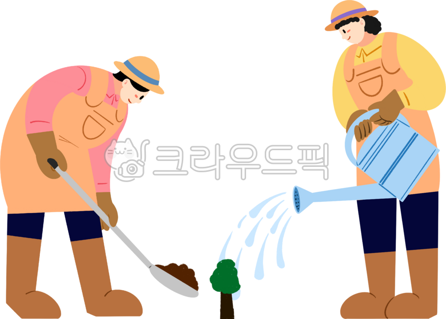 Environment,eco-friendliness,environmental protection,environmental poster,tree,tree planting,plant,Arbor Day,botanical garden,volunteer work,volunteer work,environmental volunteer work,environmental campaign,tree planter,watering can,water