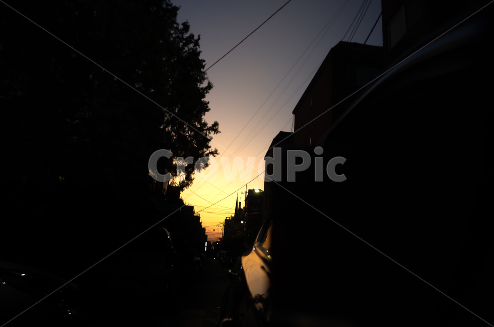 골목길,노을,감성,아날로그,analog,sunset,해질녘,일몰,해넘이