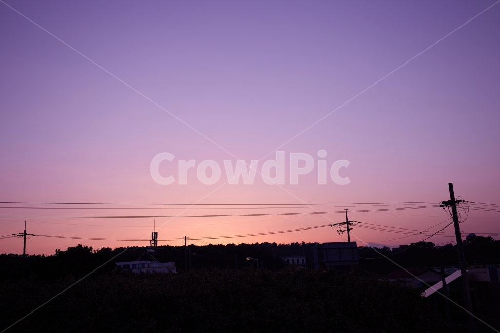 제주도,노을,전봇대,하늘,저녁노을,자연,풍경,nature,landscape,silhouette,실루엣,outdoors,옥외