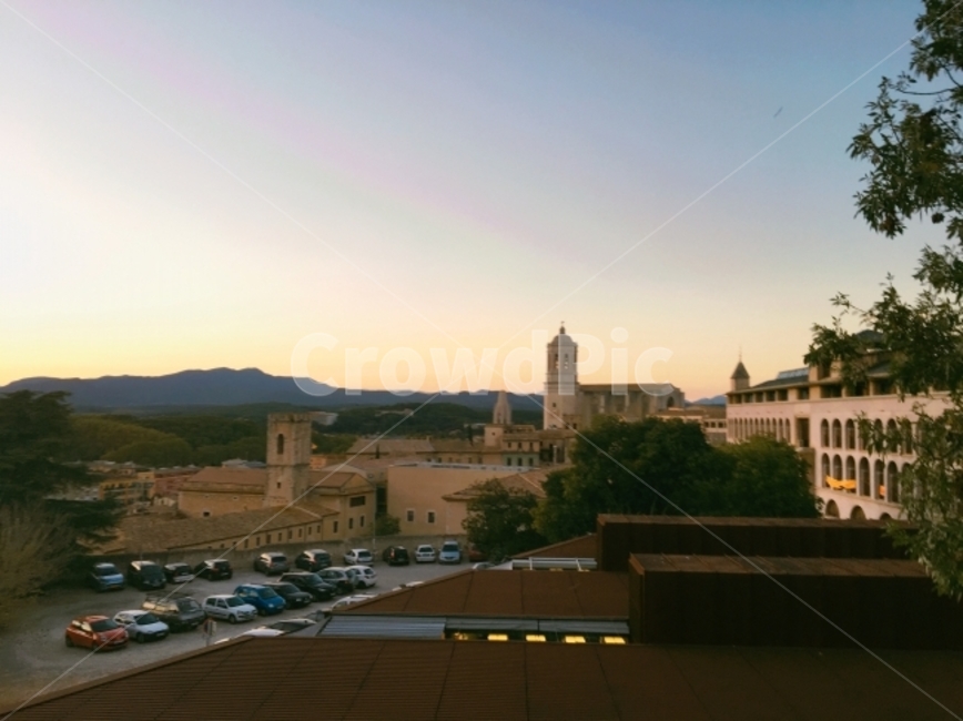 헤로나,지로나,스페인,노을,풍경,도시,풍경,city,landscape,해외,외국,세계,foreign,oversea,world,세계도시풍경,해외도시풍경,외국도시풍경,world cityscape