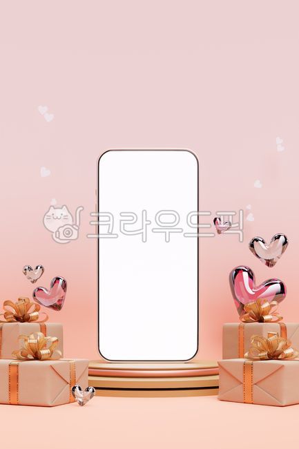 발렌타인,목업,하트,모바일,스마트폰,발렌타인데이,폰,러브,사랑,스크린,포디움,플랫폼,연단,광고,받침대,디스플레이,배경,웨딩,결혼,커플,백그라운드,핑크,3d