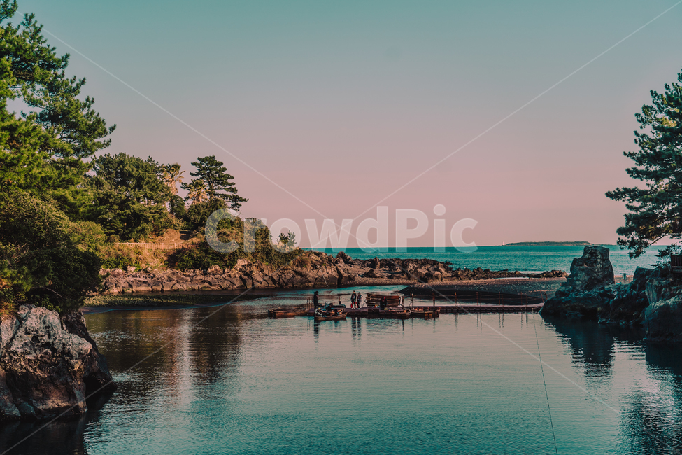제주도,바다,쇠소깍,풍경,노을,소확행,석양,나룻배,자연,풍경,nature,landscape,색깔,색상,색채,색감,color sense,color sensitivity,feeling of color,water,물