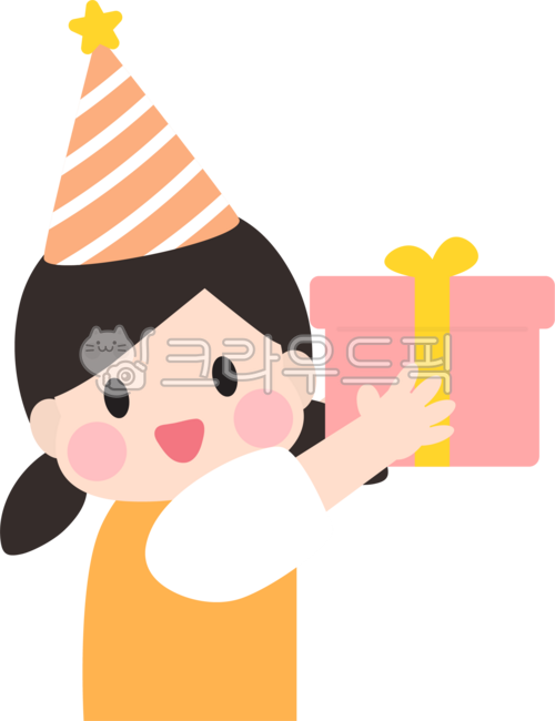 선물,선물받은어린이,생일선물,꼬깔모자,당첨,웃음,행복,미소,생일축하,이벤트당첨,어린아이,어린이,유치원생,생일파티,선물준비,축하해,여자아이,양갈래머리,여자어린이,여아,크리스마스선물