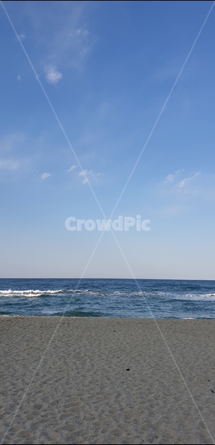 바다,하늘,파도,해변,강릉,해변,바다,beach,sea