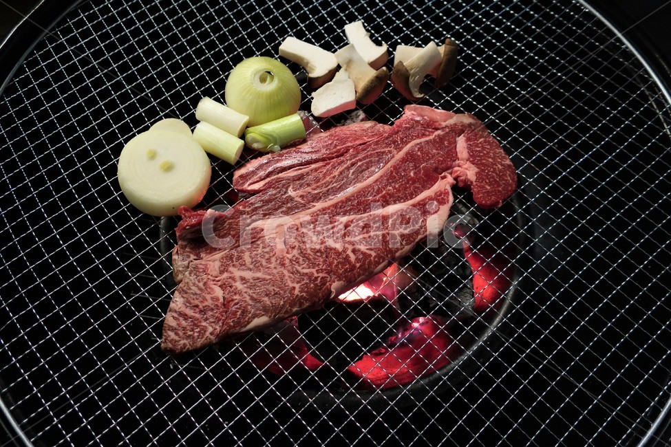 캠핑,바비큐,그릴,화로,숯불,구이,한우,소고기,야채,석쇠