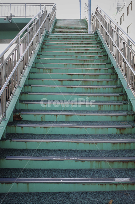 staircase,계단,시멘트,walkway,보도,path,handrail,stairs,육교