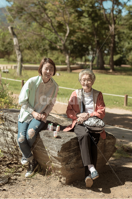 할머니,손주며느리,가족,사랑,행복,나들이,사람,인물,인간,human,person,여성,여자,woman,female,lady,가족,패밀리,family,노인,어르신,old man, senior citizen