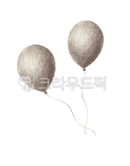 풍선, balloon, 풍선모음, 연필로그린풍선, 손그림풍선, 사진,이미지,일러스트,캘리그라피 - mgmg작가