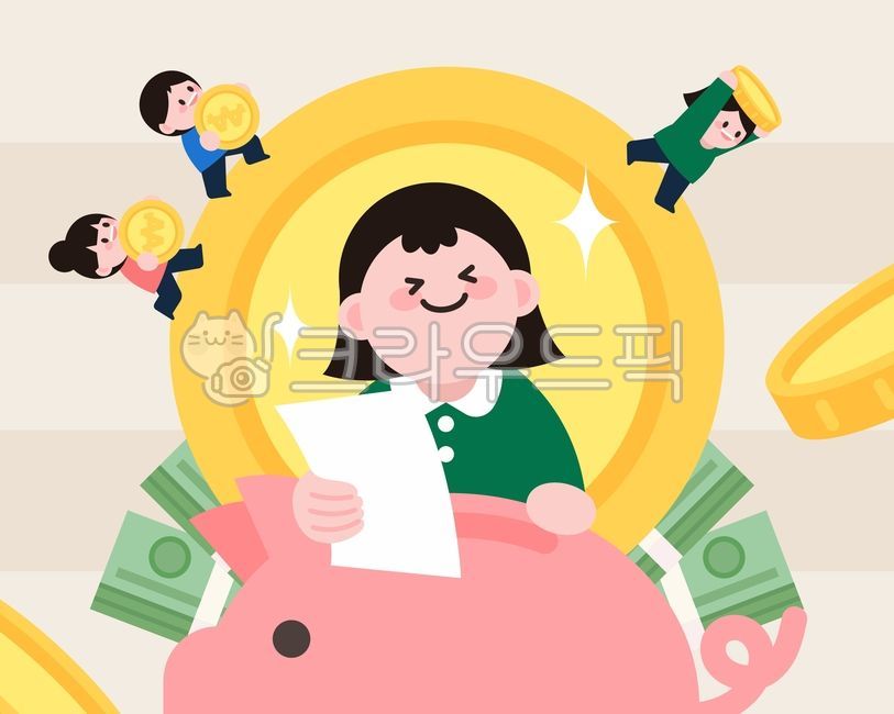 piggy bank,memo,salary,character,minimalism,season,13th months salary,man,female,Office workers,business,mini,yearend settlement,tax,Yearend,tax management,Employee,money,background,person,receipt,illustration,finance,coin