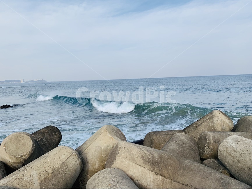 바다,하늘,돌맹이,방파재,구름,자연,풍경,nature,landscape,sea,ocean,대양,outdoors,옥외,water,물