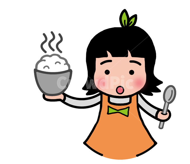 만화,일러스트,캐릭터,여자,그림,cartoon,illustration,character,girl,woman,draw,drawing,밥,식사,요리,숟가락,음식,식재료,요리,food,cook,meal,dishes,food reserves,누끼,remove background,그래픽,일러스트레이션,graphic,illustration