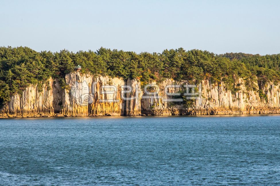 주상절리,고성주상절리,낭떠러지,바위,물,자연