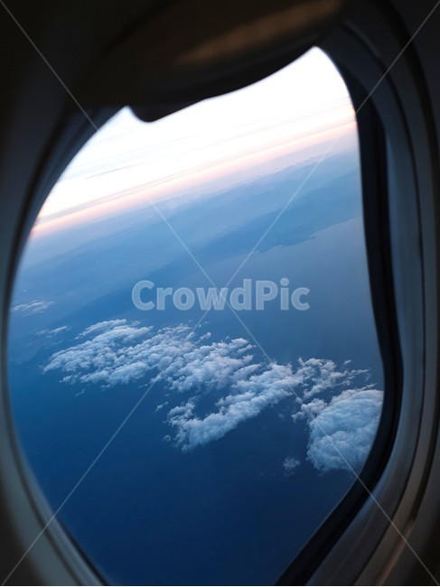 하늘,구름,비행기,바다,감성,여행,휴가,traveling,vacation,trip