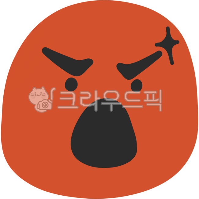얼굴표정,화난표정,화,화남,얼굴일러스트,화난얼굴,빨간얼굴