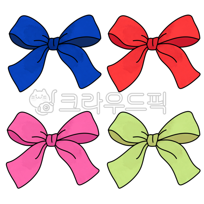 리본, 리본끈, 끈, 디자인, 일러스트, 사진,이미지,일러스트,캘리그라피 - 굼마미유튜버작가