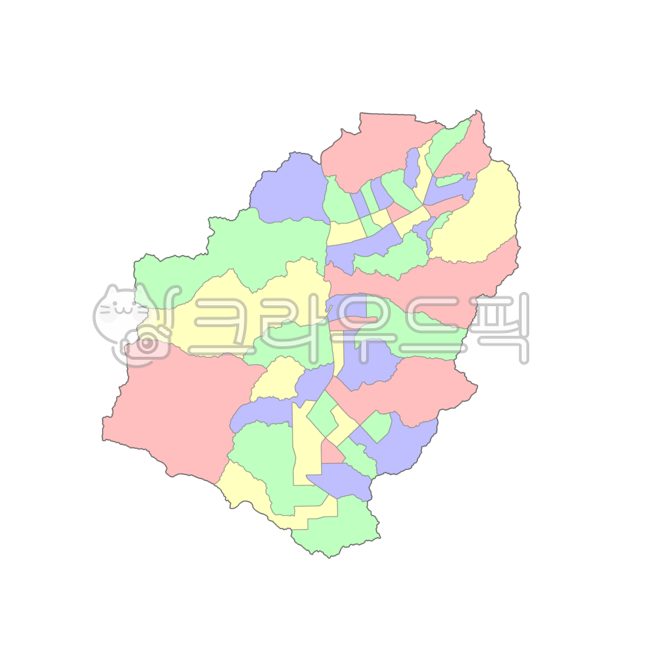 myeons,yellow,fourcolor map,Gyeonggido,red,Seongnam,map,Republic of Korea,Korea,provinces,green,Seongnamsi,cities,dong,Moran,administrative districts,Pangyo,blue,towns,administrative district map,counties