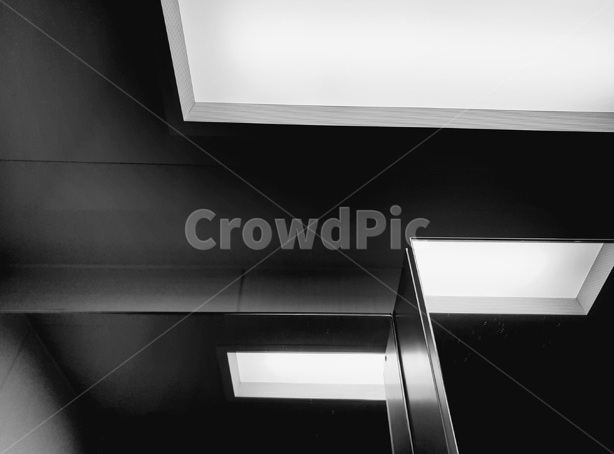 모던,흑백사진,심플,감성,조명,거울,모노톤,흑백,monochrome,blackandwhite,인테리어,실내,실내인테리어,모노,디자인,interiordesign,빛,전등,블랙앤화이트,미니멀리즘,실내디자인,천장,모서리,네모,구조적,모던스타일,현대적,비례