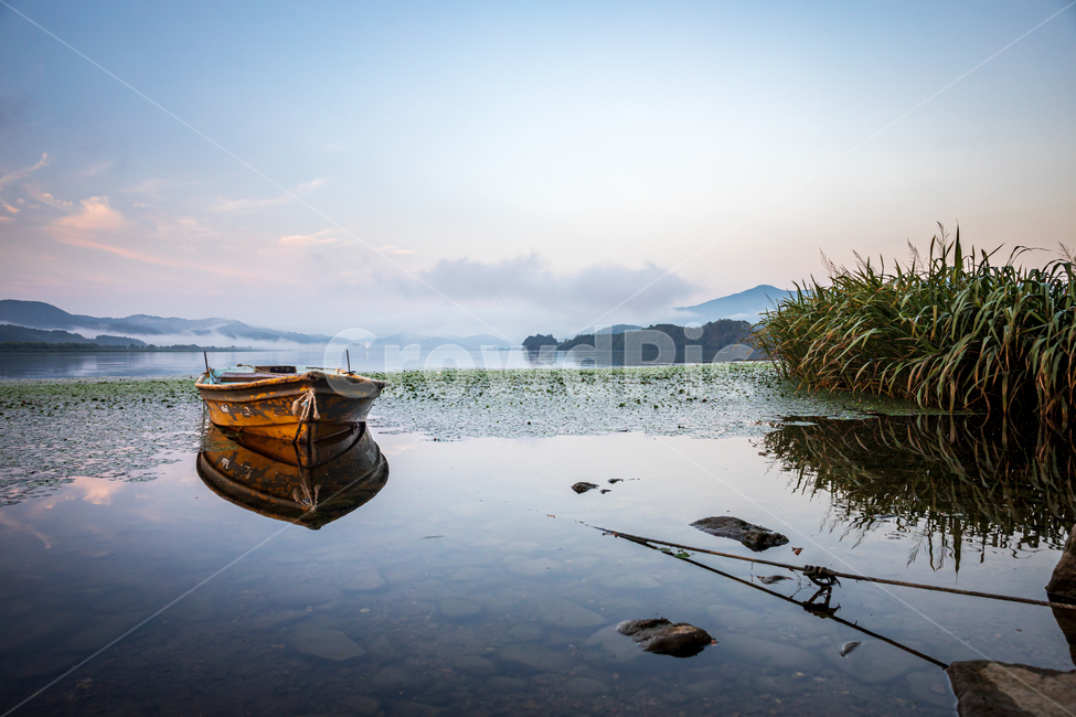 물,배,강,자연,두물머리,한강,한국자연풍경,한국자연경관,korea nature landscape