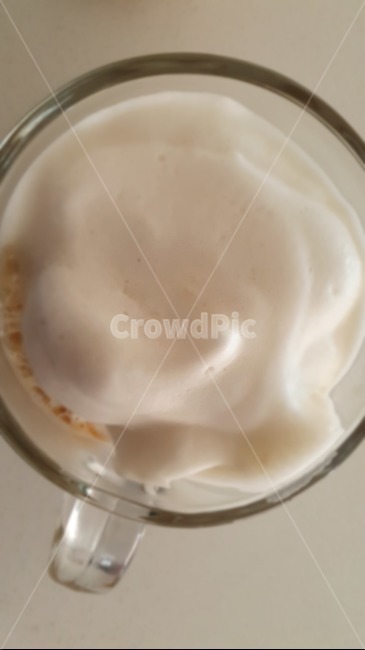 우유거품,유리컵,카푸치노,milkbubble,glassmugcup