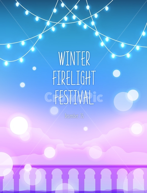 전구,빛,구름,겨울,페스티벌,행사,축제,겨울,계절,winter,season,축제,행사,festival,carnival,event,그래픽,일러스트레이션,graphic,illustration