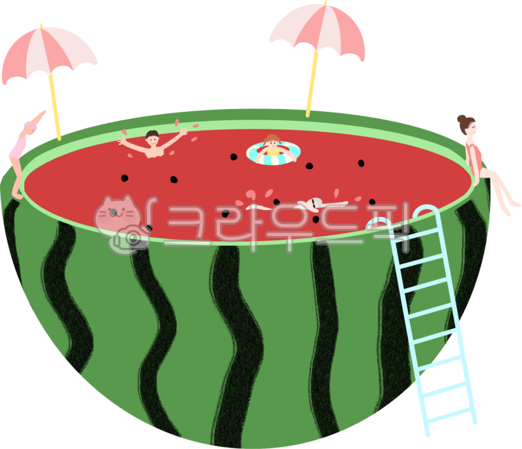 Watermelon,summer,watermelon drawing,cut watermelon,slice,cool,watermelon illustration,watermelon,watermelon illustration,summer image,kindergarten,daycare,summer vacation,summer holiday,watermelon swimming pool,swimming pool,swimming pool