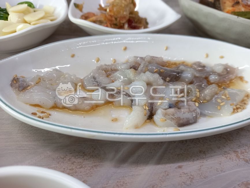 낙지,낙지탕탕이,탕탕이,산낙지,깨,참기름,음식