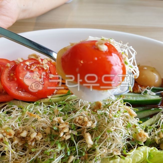 salad,soft tofu,Soft Tofu Salad,vegetable,food