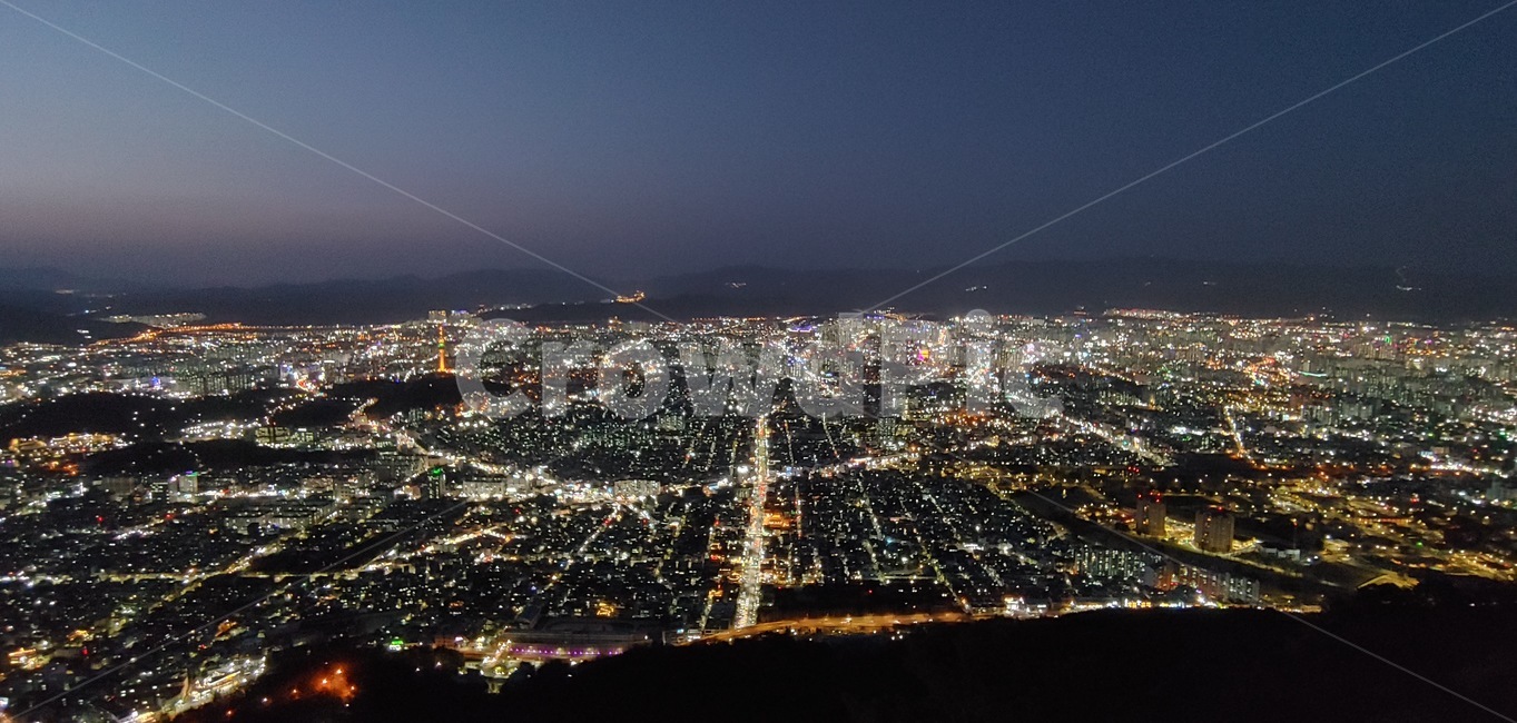 대한민국,대구,앞산전망대,등산,야경,경치,자연,옥외,풍경,조감도,landscape,nature,outdoors,aerialview,scenery,nightview