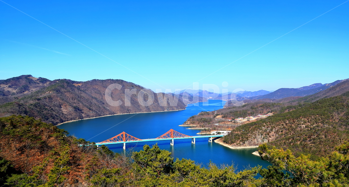 하늘,다리,자드락길,물,옥순대교,충주호,청풍호,옥순봉,자연,풍경,nature,landscape