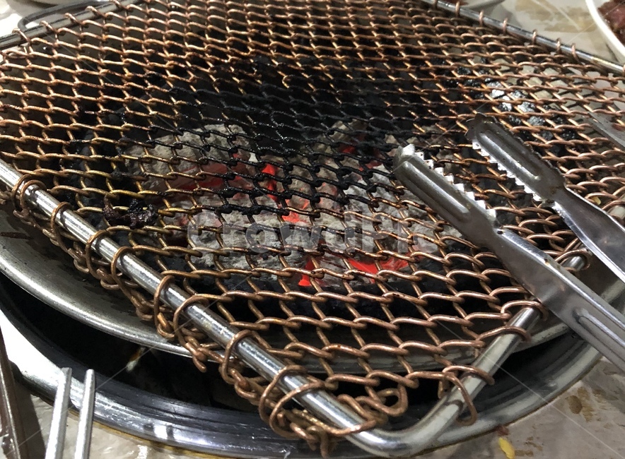 석쇠,barbecue,grill,그물석쇠,숯불구이
