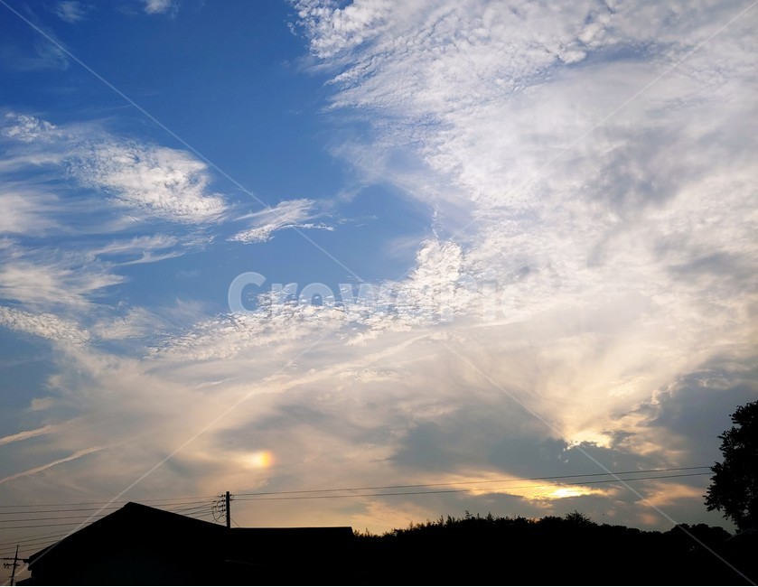 하늘,sky,일몰,구름,노을,무지개,자연,풍경,nature,landscape,outdoors,옥외