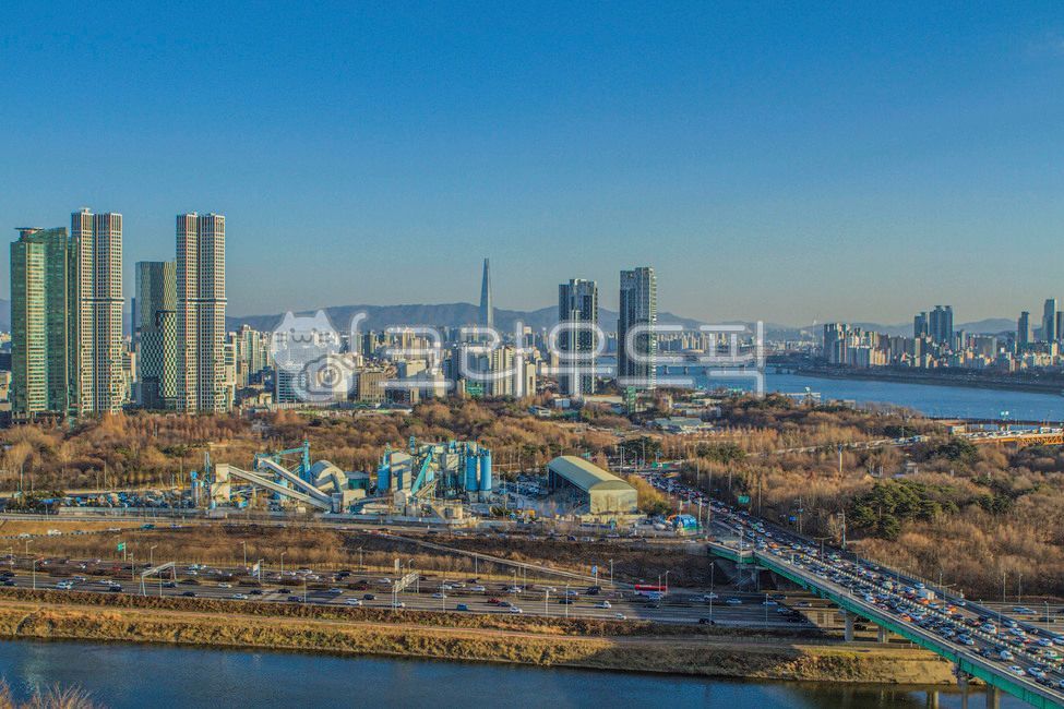 서울,응봉산,동부간선도로,중랑천,용비교,한강,강변북로,영동대교,올림픽대로,도시,시티,건물,자연,옥외,중심지,urban,city,building,nature,outdoors,metropolis