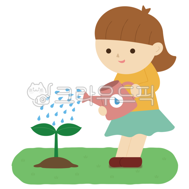 sprout,gardening,nature,arbor day,tree,Day care Center,experience,environmental protection,environment,character,watering,kindergarden,children,nature protection,sapling,plant,April 5th,illustration,watering can,seedlings,planting trees