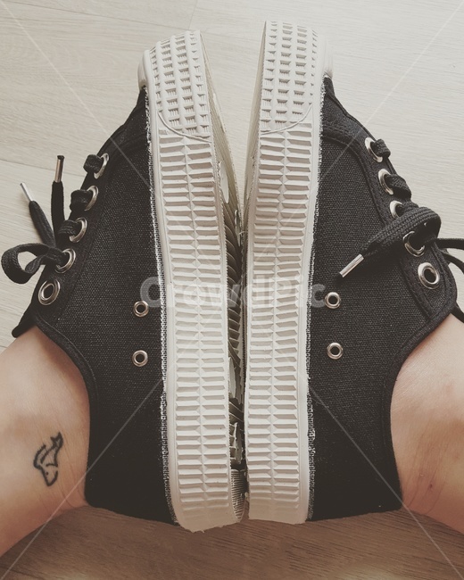 Ankle,running shoes,fish,Tattoo,walk