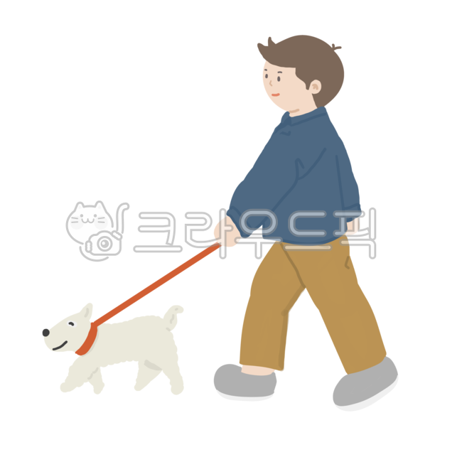 강아지,개,반려견,산책,사람,산책이미지,산책일러스트,개목줄
