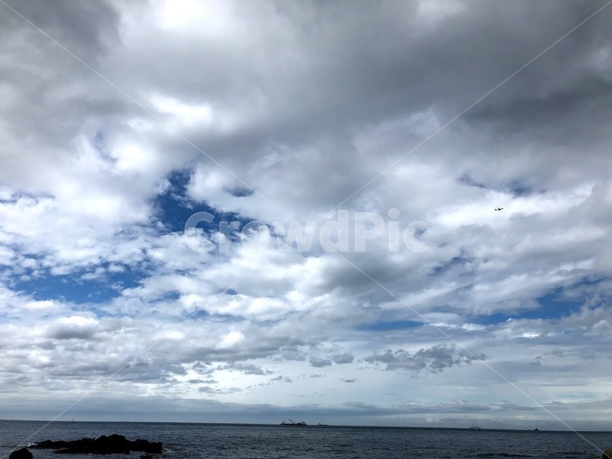 바다,오션,sea,하늘,sky,하늘색,푸른,파란,파랗다,흐림,제주도