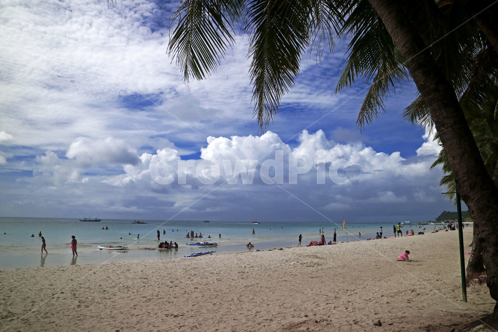 보라카이,하늘,구름,바다,나무,휴양지,sky,sea,tree,여름,계절,summer,season,해변,바다,beach,sea,사람들,대중,군중,other people,crowd