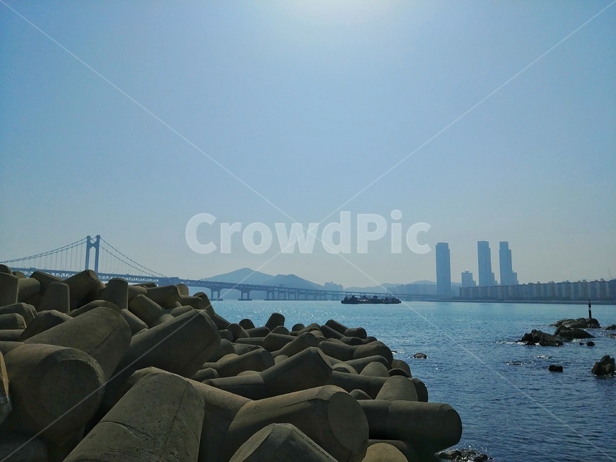 promontory,곶,광안리,sea,바다,광안대교