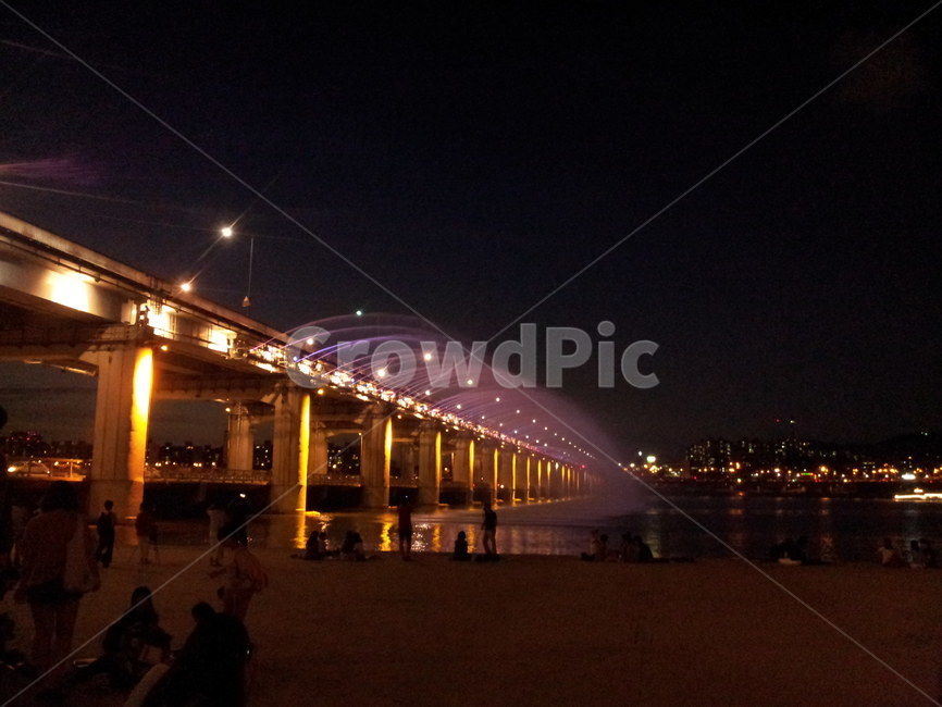한국,서울,한강,야경,분수,무지개,사람,여름,야경,밤,풍경,nightscape,night,landscape