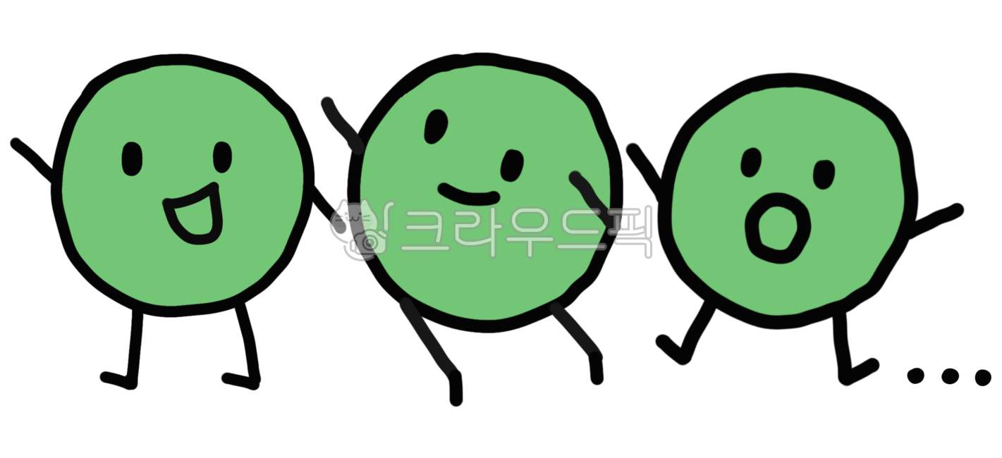 완두콩,초록색,귀여운캐릭터,green,콩